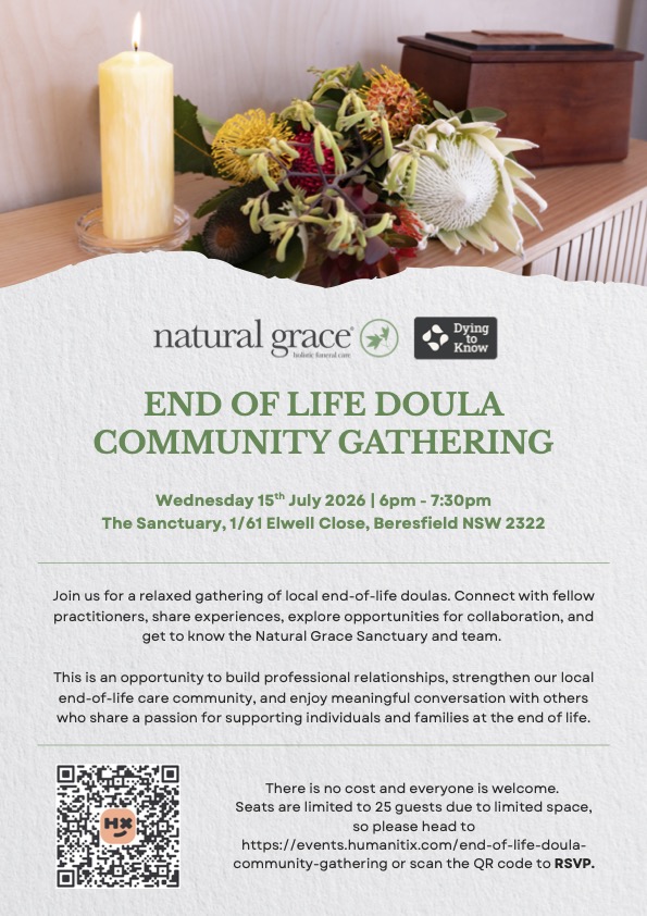 End-of-life-doula community gathering _Flyer