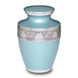 Teal Alloy Urn Teal Alloy Urn
